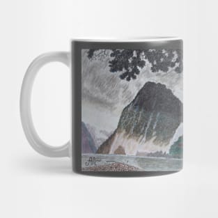 A rainy day in Milford Sound, New Zealand Mug